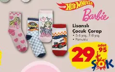 LİSANLI ÇOCUK ÇORAP fiyat ve kampanya bilgisi